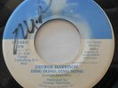 CANADA  GEORGE HARRISON (BEATLES) Ding Dong 1974 APPLE 1879 45 White/Blue