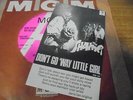 The Shame - Don't Go 'Way Little Girl 1967 UK 45 MGM DEMO + PROMO CARD GREG LAKE