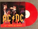 AC/DC - Let There Be Blood LP Live Palladium 1977 NYC Not Tmoq Red vinyl NM