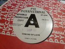 CHUCK JACKSON  CHAINS OF LOVE / I KEEP FORGETTING 1966 PYE 7N 25384 DEMO RARE
