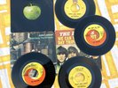 Beatles 45 Rpm Record Lot, 7 45s  Beatles Picture Sleeve, Beatles Tollie 45 VG+