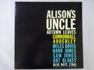 Cannonball Adderley Alison's Uncle Autumn Leaves Blue Note BNJ 27001 Japan   LP