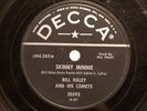 Bill Haley and His Comets Skinny Minnie/Sway With Me Decca 30592 RARE  78 RPM