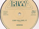 Aisha / Panites ?– Can You Feel It ,Vinyl 12