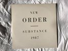 New Order Substance 1987 Vinyl Double Album Embossed Letters on Cover Fact 200