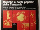 RARO Musiche E Canti Popolari Della Campania, ed. Albatros, VG + Booklet