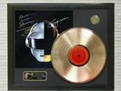Daft Punk – Random Access Memories Framed Signature Gold LP Record Display M4