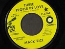MACK RICE: three people in love CAPITOL 7