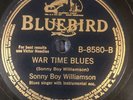SONNY BOY WILLIAMSON Blues BLUEBIRD Record label WAR TIME BLUES / DEALIN DEVIL E