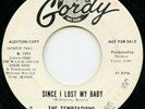 TEMPTATIONS on Gordy —SINCE I LOST MY BABY— northern soul 45 | WHITE LABEL PROMO