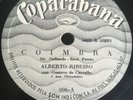 78 RPM ALBERTO RIBEIRO - Coimbra - COPACABANA 006 - BRASIL