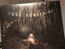 Movements Feel something Hot Pink Vinyl   signed by Movements Band