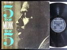 THELONIOUS MONK 5 By 5 STEREO JAZZ LP on RIVERSIDE 1150 VG+