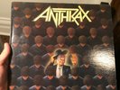 ANTHRAX Among The Living  Vinyl 1987 sleeve Megaforce NM 90584-1 Island Record