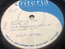 Ralph George UNISSUED 6 SONG 1950s JAZZ VOCALIST METAL ACETATE LP HEAR