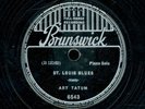 78tk-Jazz Piano-BRUNSWICK 6543-Art Tatum-(St. Louis Blues/Tiger Rag)