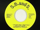 Modern Soul 45 - Henrietta Thomas - I Want You - S.B. and S. - VG+ mp3 - rare