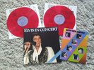 Elvis Presley In Concert 2 Lp Gatefold Red Vinyl Rare