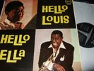 LOUIS ARMSTRONG/ELLA FITZGERALD : HELLO LOUIS HELLO ELLA ORIGINAL LP VERVE MGV