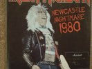Iron Maiden White Colored Vinyl 2 lps Live Newcastle Nightmare 1980
