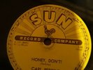 ** CARL PERKINS BLUE SUEDE SHOES/HONEY DON'T ORIGINAL SUN 234