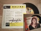 Dalida Disque Vinyle 45T Dédicacé EP Je L'Attends 1962 Signed Autographe Rare