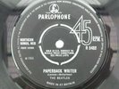 RARE  THE BEATLES Paperback Writer RAREST Label Variation Tall/ Narrow Font