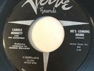 R&B POPCORN Carole Bennett HE'S COMING HOME Verve 45 rare