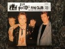 Rare Punk 7” Vinyl - Sex Pistols Anarchy In The UK Fan Club Photo Cards Rotten