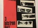 The Misfits - 3 Hits From Hell 7” EP First Press Grey Labels And Insert