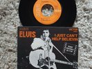 Elvis Presley I Just Cant Help Believin French 45 Rare