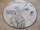 METALLICA AND JUSTICE FOR ALL UK RARE PICTURE EXC. ETAT