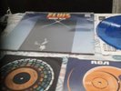 Elvis Presley Moody Blue US blue vinyl LP record & Moody Blue UK singles