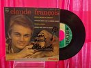 Claude François Autographe Dédicace sur Pochette Vinyle 45 Tours