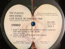 WHITE CAPITOL RIM PRINT BEATLES LENNON Live Peace In Toronto LP w/ CALENDAR 1970