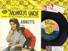 Annette - The Monkey's Uncle Vista 440 PS Vinyl 45 RPM Record