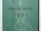 FJLP5037 GINETTE NEVEU, CHAUSSON poeme DEBUSSY sonata RAVEL tzigane LVDSM LP EX+