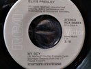 ELVIS PRESLEY RARE GRAY LABEL MY BOY/LOVING ARMS 45 1974 NEAR MINT MB