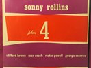 SONNY ROLLINS 'PLUS 4 '  PRESTIGE 50TH. FLAT EDGE. 1ST PRESS.RVGe, DG.PREVIEW.