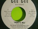 The David Rockingham Trio Dawn, That's All 7