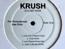 KRUSH Look Into A Players Eyes LP VINYL Album GANGSTA RAP G-FUNK Promo Hip Hop