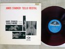 JANOS STARKER JONOS STARKER-CELLO RECITAL ANGEL CA 1007 Japan FLIPBACK RED LP