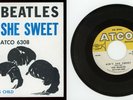 THE BEATLES 45 & PS Ain't She Sweet 1964 Atco 45-6308 Matrix No. 64-C-7884-23