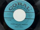 1959 Rock 45 BUDDY HOLLY Peggy Sue Got Married/ Crying, Waiting, Hoping DJ VG+