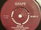 FREDDIE NOTES & RUDIES Babylon Girl I’ve Got A Date GRAPE GR3011 1969 EX Matrix