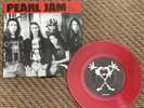 Pearl Jam The Fan Club Singles 7” Red Vinyl Sonic Reducer Christmas Time