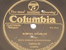 JAZZ Blue Ribbon Syncopators MEMPHIS SPRAWLER & SCRATCH Columbia 1927 Pre-War