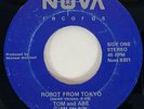 TOM AND ABE Robot from Tokyo Nova Private Synth Weird 80s 45 Hear