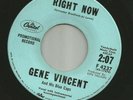 ROCKABILLY bw TEEN -  GENE VINCENT-  - RIGHT NOW  - HEAR -1959 PROMO CAPITOL