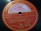 FURTWANGLER / TCHAIKOVSKY  symphony no 6 / DISQUE GRAMOPHONE 6*78 RPM